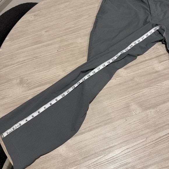 Nike Golf Tour Performance Dri-Fit Pants Gray Patterned Grey Stripes Men 34 x 30 - Picture 6 of 9